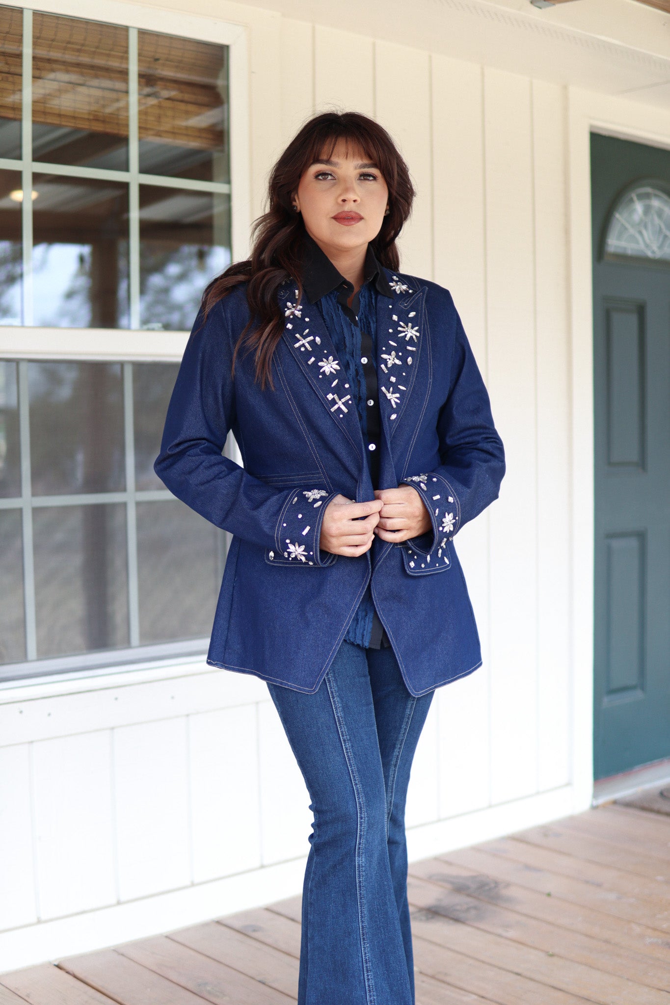 Crystal Denim Jacket