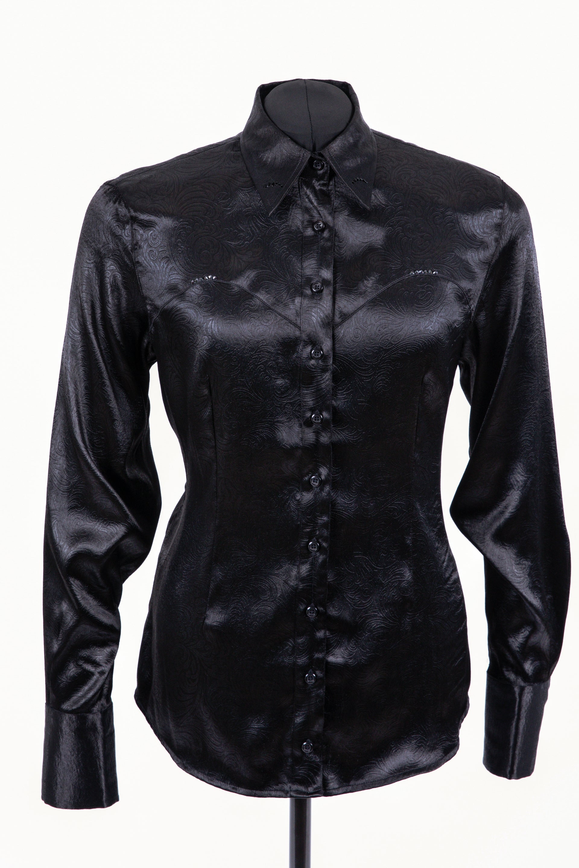 Embossed Satin Shirt RCR_007