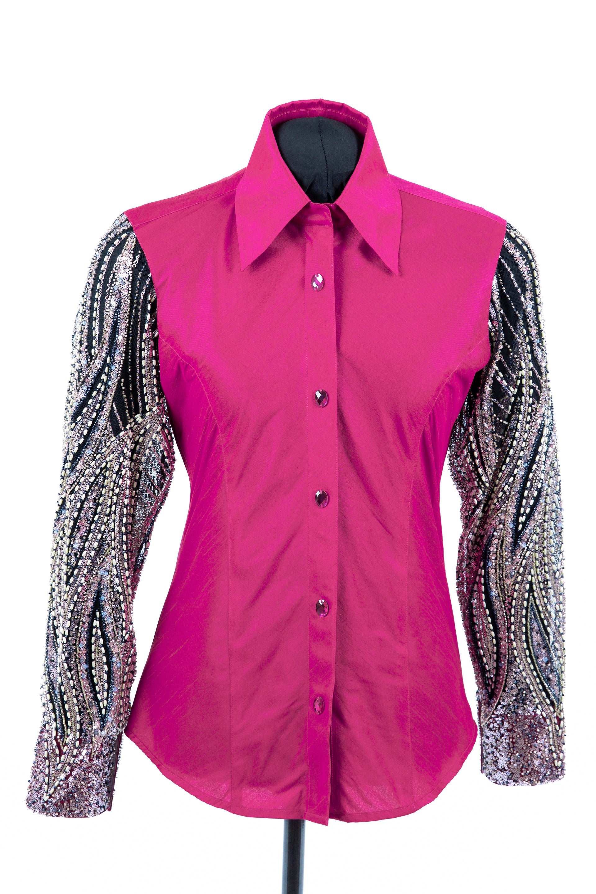 Beaded Lace Show Blouse RS_004