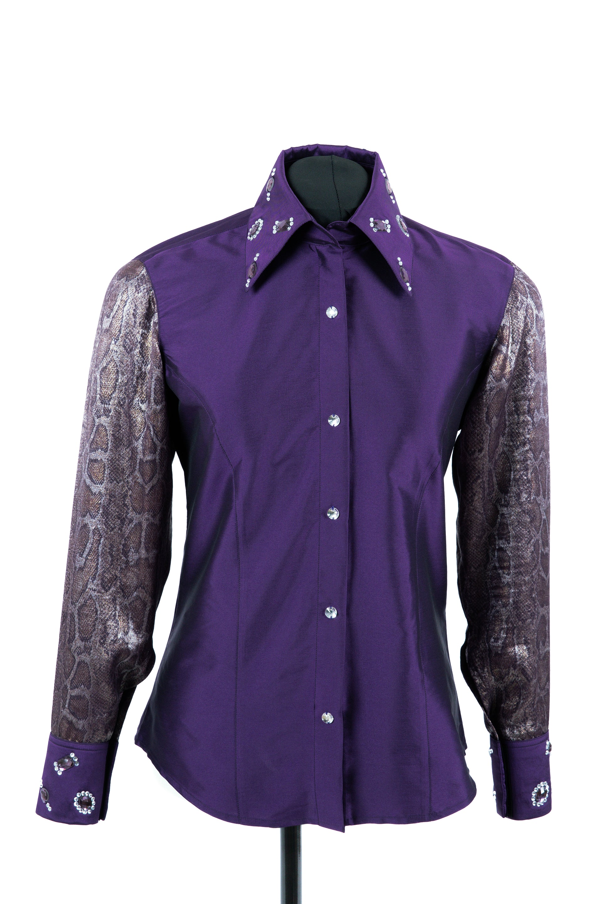 Foil Print Show Blouse RS_009