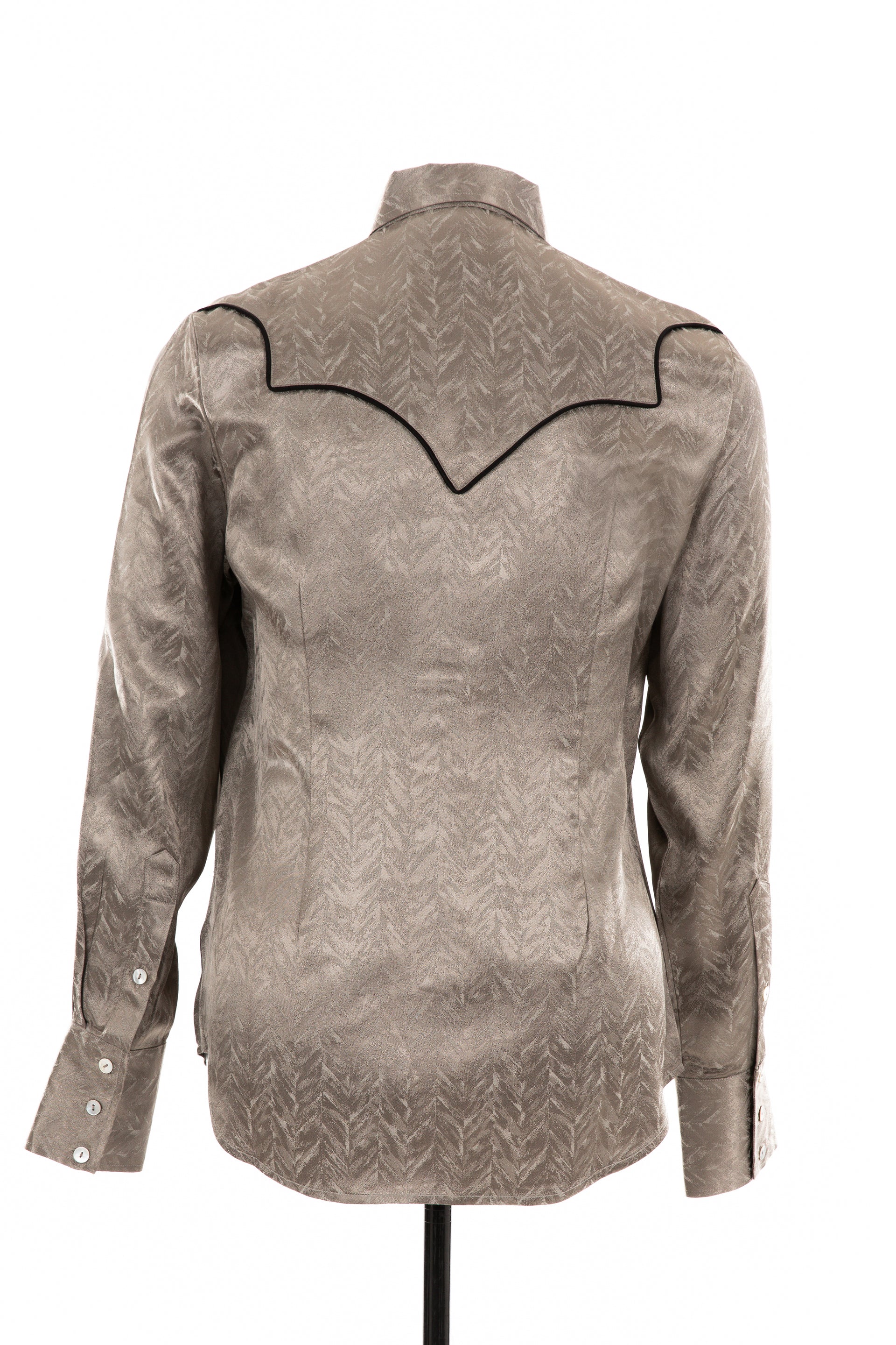 Chevron Satin Show Shirt