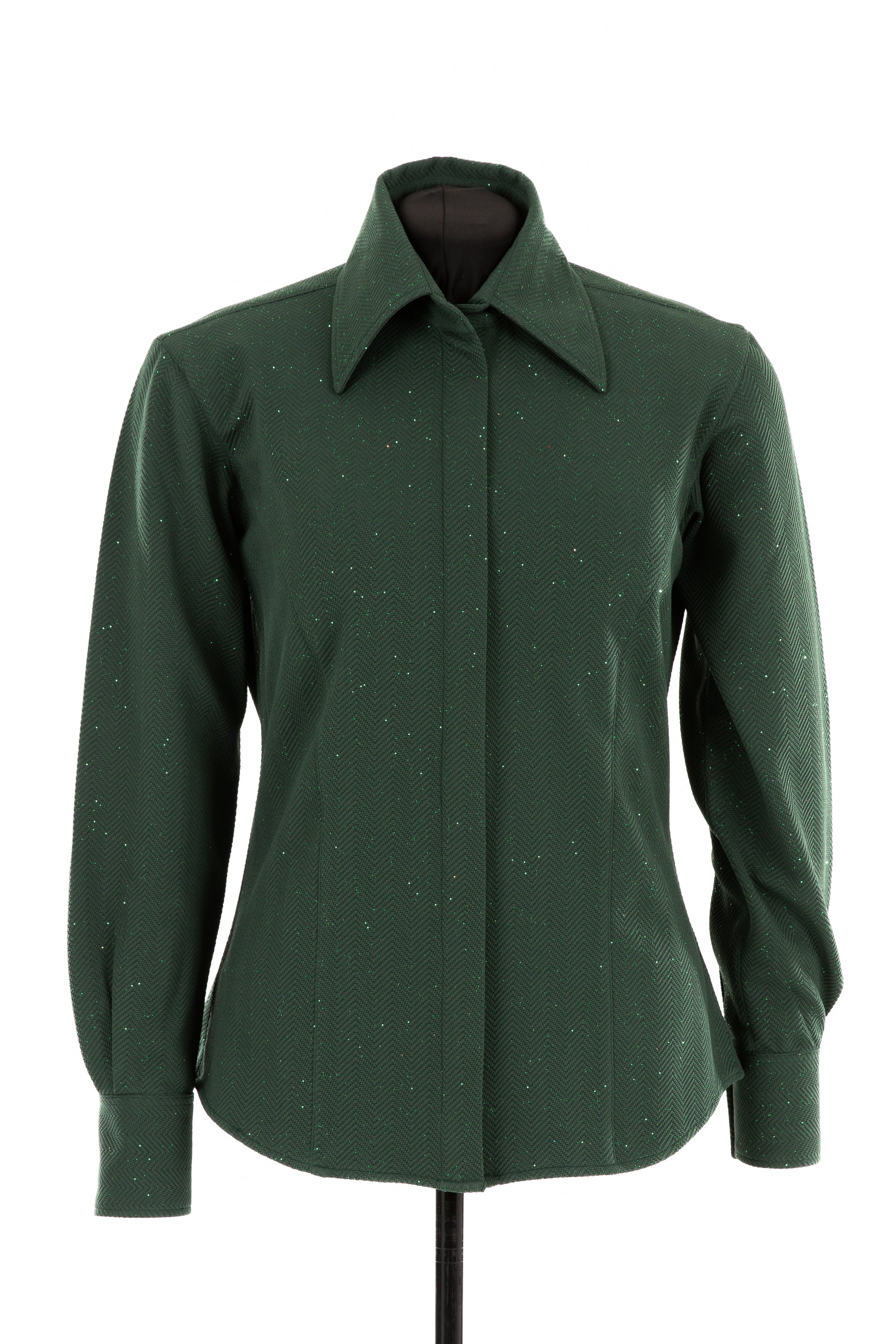 Chevron with Glitter Show Blouse