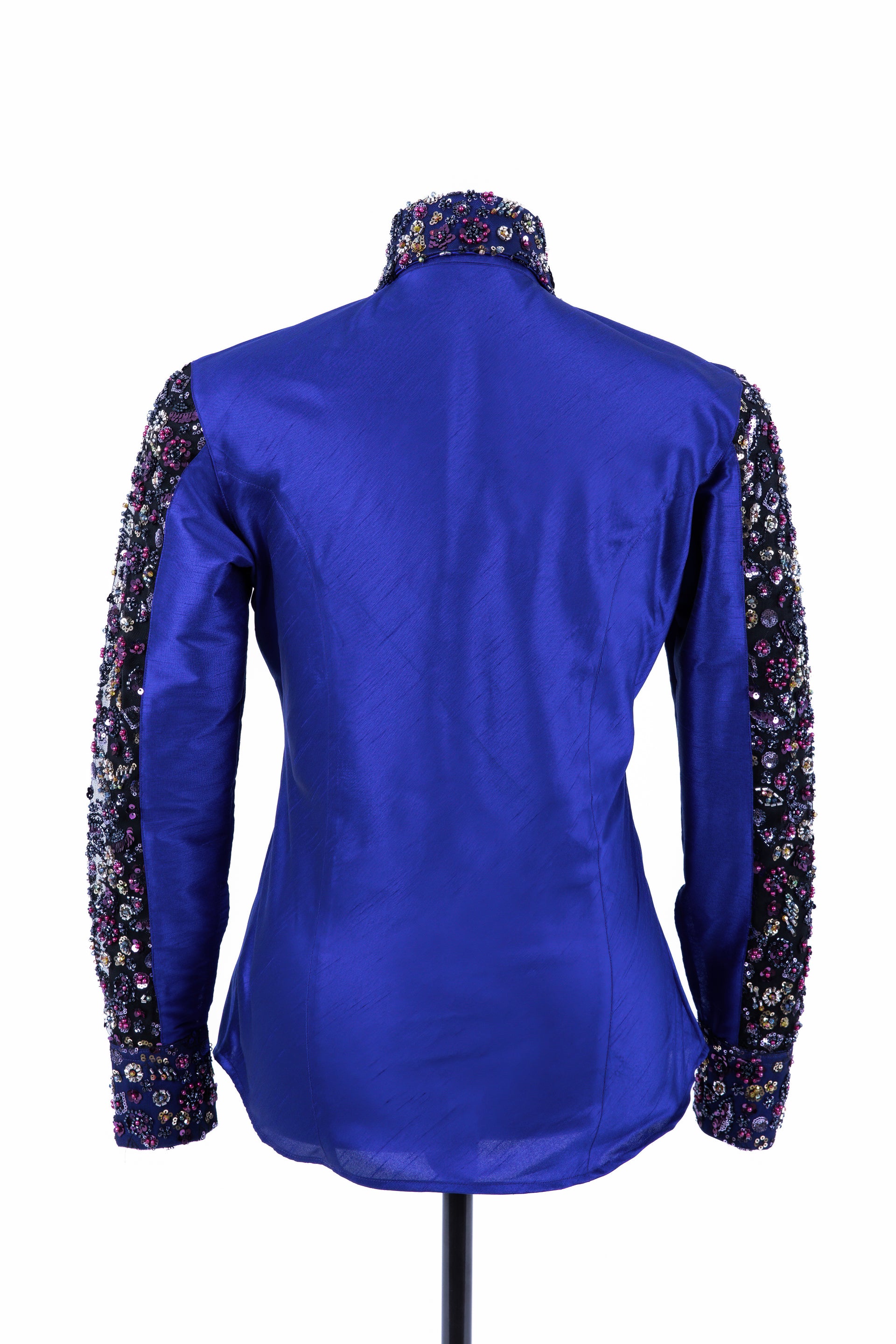 Floral Beaded Lace Show Blouse RS_003