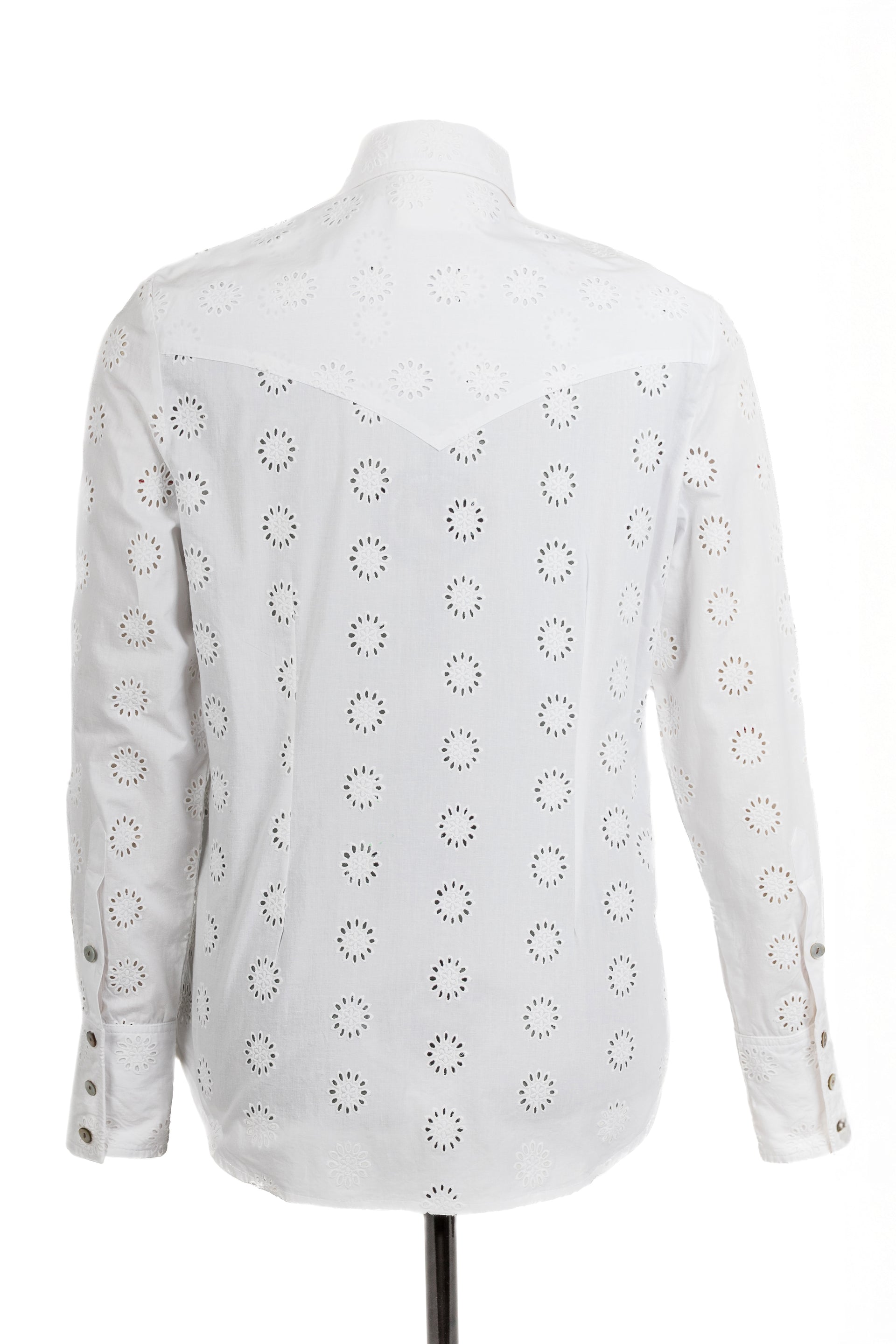 White Schiffli Shirt