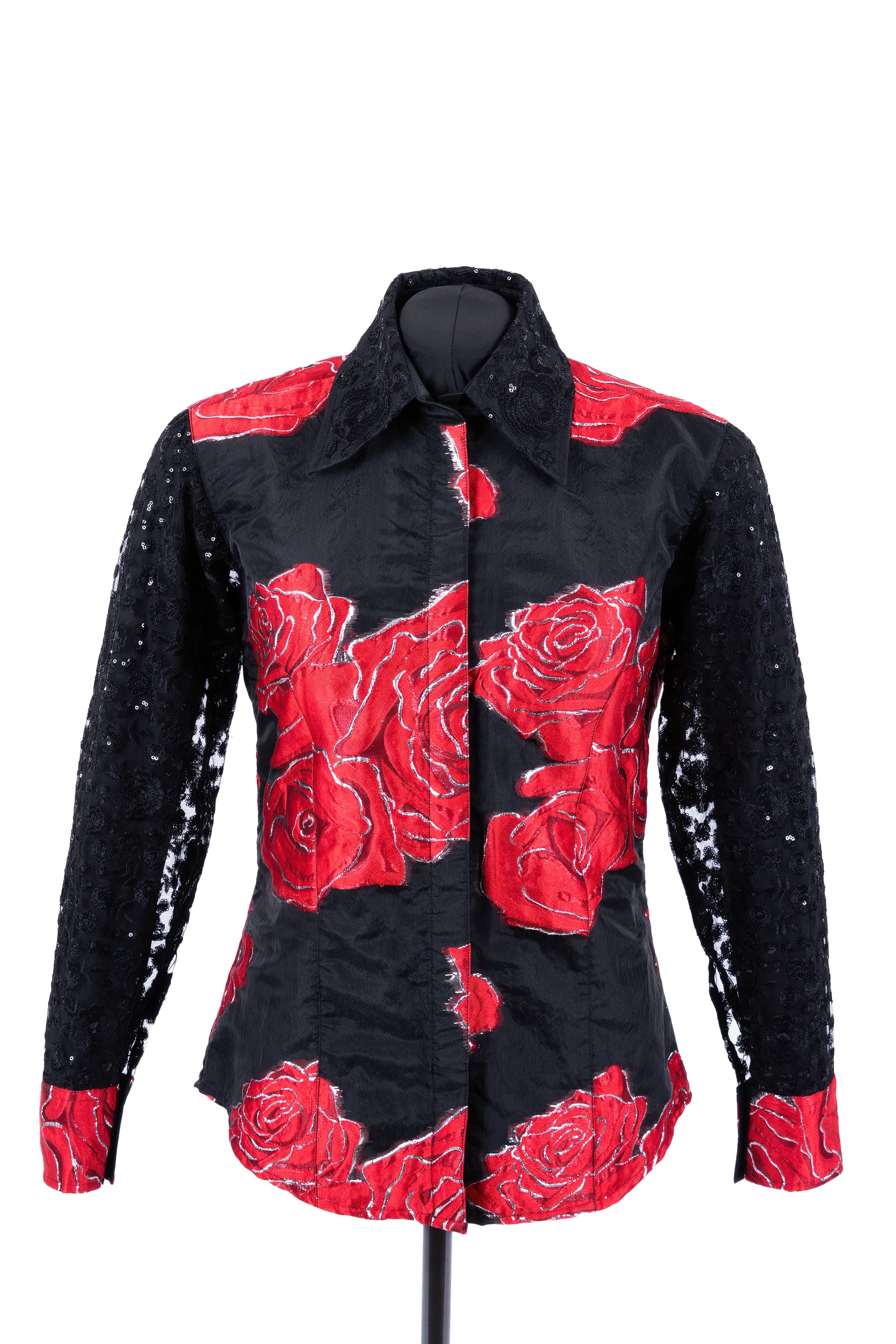 Rose Lace Show Blouse RS_011