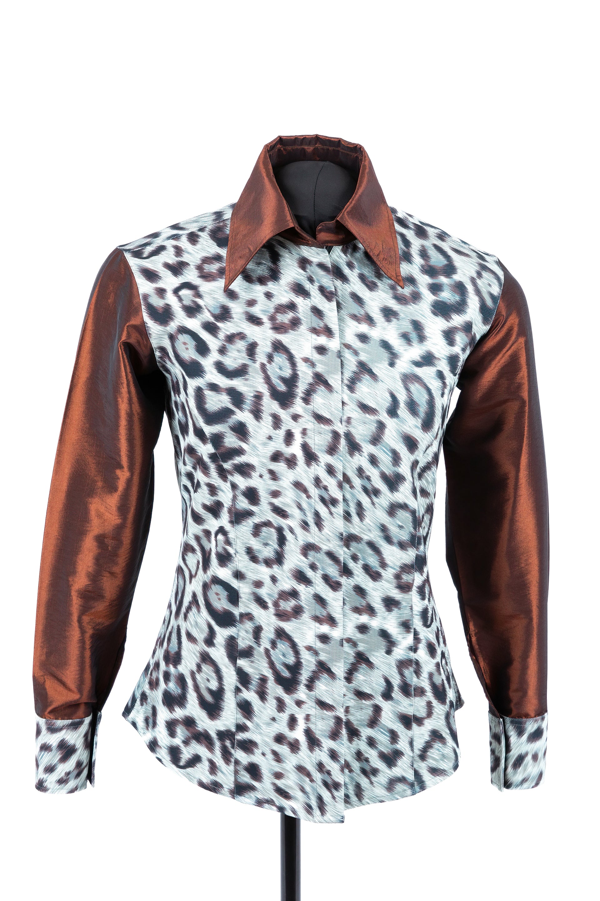 Leopard Print Show Blouse RS_010